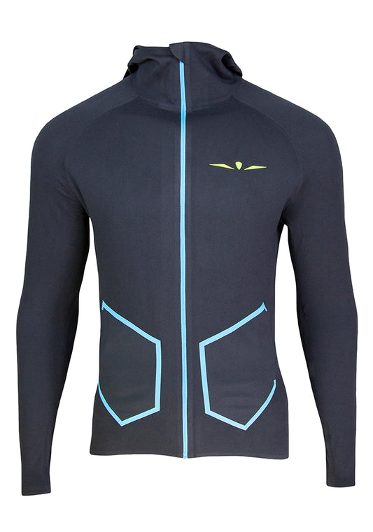 MAGLIA MANICA LUNGA CAPPUCCIO